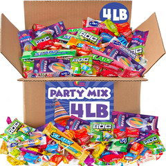 Birthday Party Candy Mix – 4 Pounds – Bulk Pinata Stuffers – Valentines Day Larg