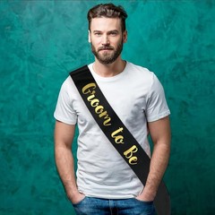 Groom to Be Sash Funny Bachelorette Sashes for Bachelor Party Accessories