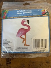 INFLATABLE FLAMINGO Luau Party Decor Table Decoration, Beach, Summer time