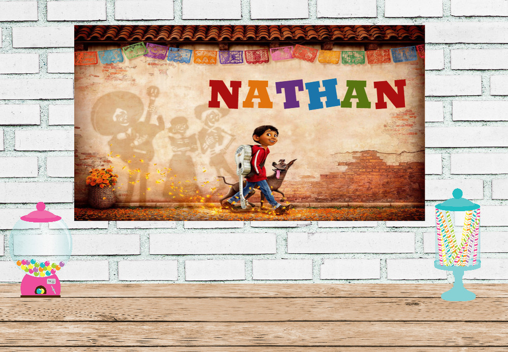 3×6 CoCo vinyl Birthday Banner