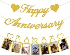 Happy Anniversary Party Decorations Happy Anniversary Banner And Photo Banner Fo