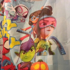 Marvel Comic Book Heroes Party Backdrop Birthday Decoration Spider-Man Hulk