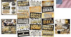 Waterproof Selfie Signs for Graduation