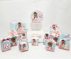 Personalized Roblox Girl Cake Topper