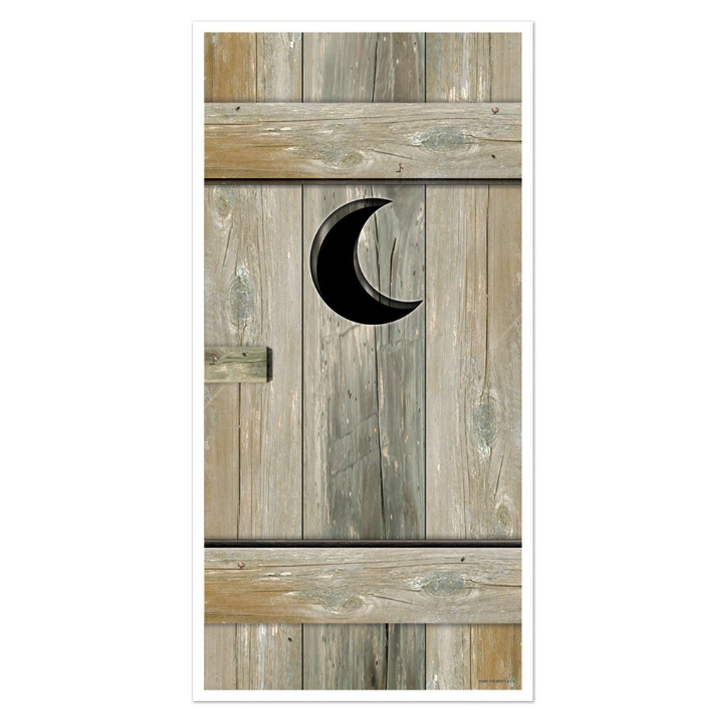 Beistle Outhouse Door Cover – Party Supply Decoration for Western
