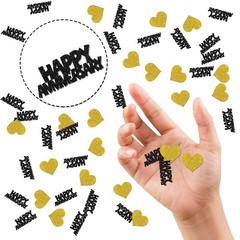 Happy Anniversary Confetti Glitter, Happy Birthday Table Confetti, Wedding An…