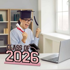 Pink Graduation Decorations 2026 11.8″ x 6.3″ 11.8 inches x 6.3 inches,