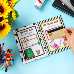 Graduation Gift Card Book 7×5 Inch College Survival Album for Grads