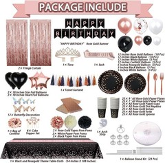 Luxury Birthday Decor Set with Sash & Tiara