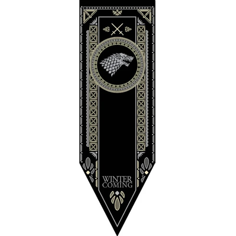 The Game of Thrones Stark Tyrel Targaryen Banner Flag House Party Wall Hanging