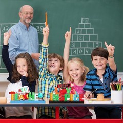 4 Pack Teacher Appreciation Table Centerpieces, Wooden Teacher Appreciation W…