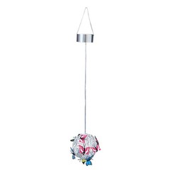 Captivating Solar Lighted Hanging Orb with Butterfly Lights for Yard Space