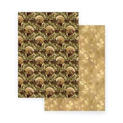 Scrapbooking Paper VINTAGE THANKSGIVING Decorative Paper, Vintage Paper