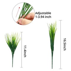 US 5pcs Artificial Greenery with 7 Branches for Home and Garden Party Decorate