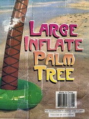 Inflatable Palm Tree 70” x 43” Tropical Theme Party Decor Beach Luau Coconuts