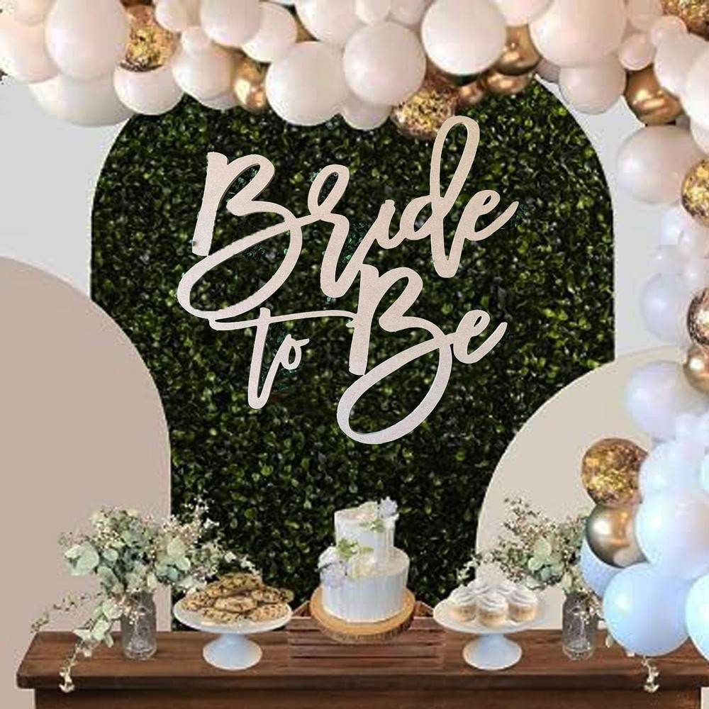 Bride to Be Wooden Sign for Backdrop DIY Engagement Party Decorations for Bac…