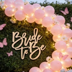 Bride to Be Wooden Sign for Backdrop DIY Engagement Party Decorations for Bac…