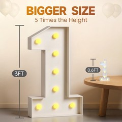 3ft Marquee Light Up Letters Large Marquee Letters Diy Giant Letters For Baby Sh