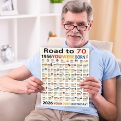Funny 70 Old Birthday Card with Sturdy Envelope – Perfect for Grandparents