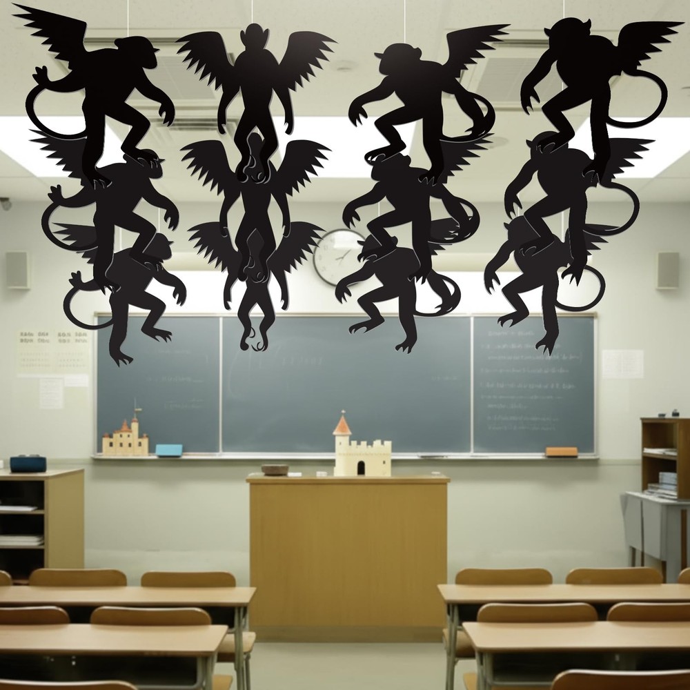 20 Pcs Wizard Party Fly Hanging Monkey Decorations, Halloween Fly Hanging Mon…