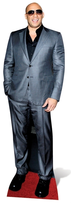 Vin Diesel Actor Fun Cardboard Cutout Stand Up standee action star At your Party