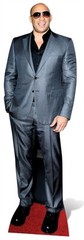 Vin Diesel Actor Fun Cardboard Cutout Stand Up standee action star At your Party