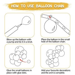 134Pcs White Balloons Different Sizes 5 10 12 18 Inch White Balloon Garland A…