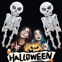 Halloween Balloons Inflatable Ghost Pumpkin Skeleton Scary Party Foil Decoration