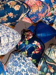 Chinese Style Hanging Lantern Waterproof Cloth Lanterns Party Festiva Decor