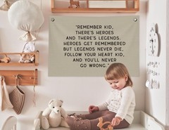 Vintage Baseball Wall Decor for Boys Room, Inspirational Sports Quote Canvas …