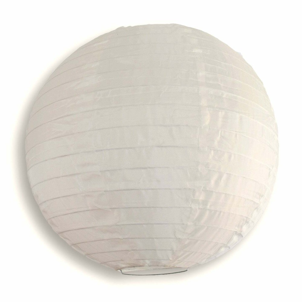 20″ White Nylon Lantern, Durable Hanging Decoration