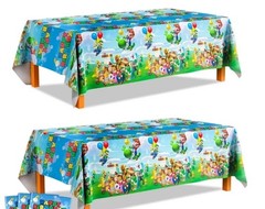 Super Mario Birthday Party Table Cloth 70″x42″ New Party Supply