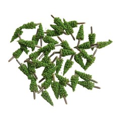 40x Mixed Model Trees With Base For Train Railroad Diorama Models Train Scenery