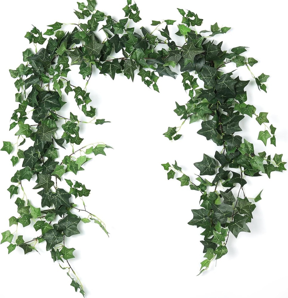 3 Strands Artificial Ivy Vines 6.3Ft Green Ivy Garland Faux Hanging Plants