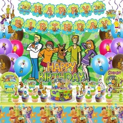 Dog Birthday Party Decorations Supplies, Including Birthday Banner, Tableclot…