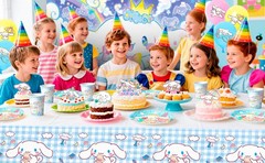 Sanrio Cinnamoroll Party Decor Set Birthday Supplies Balloons Tableware Plates
