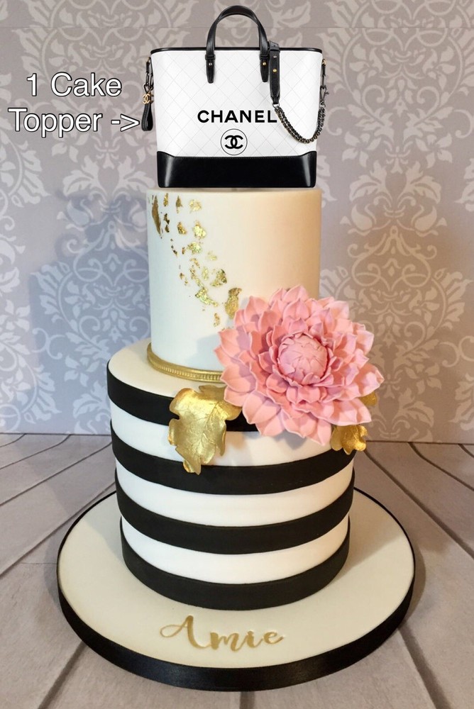 18Cupcake Toppers For Birthday + 1 Cake Topper Party Supplies, Fashion Handbags!
