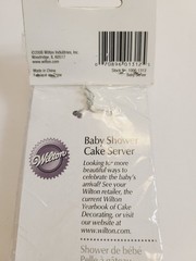 NEW 2006 Wilton PASTEL Baby Blocks PLASTIC CAKE SERVER 🆕