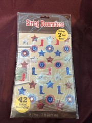 Western Bandana Party Supplies 6 String Decorations New!!!