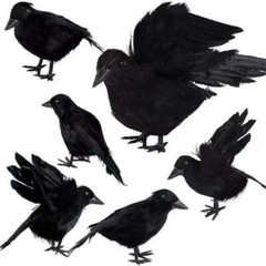 Halloween Decoration Scary Fake Crow Garden Home Party Accessory