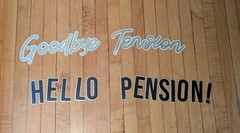 13 Pcs Retirement Party Decorations, Banners and Table Decorations