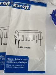 Plan A Party Crepe Streamer Lot w/Table Cover, Clips, and Tissue Fans