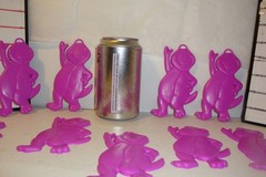 1993 Barney the purple Dinosaur plastic ballon weight lot of 10 new NOS