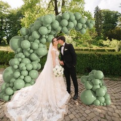 114pcs Sage Green Balloons Different Sizes, 18 12 10 5 inch Matte Olive Green…
