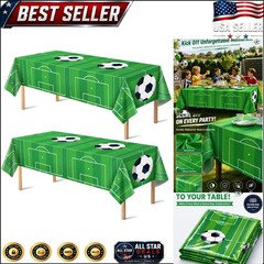 Waterproof Soccer Table Covers – 2 Pack for Memorable Soccer Parties and Events
