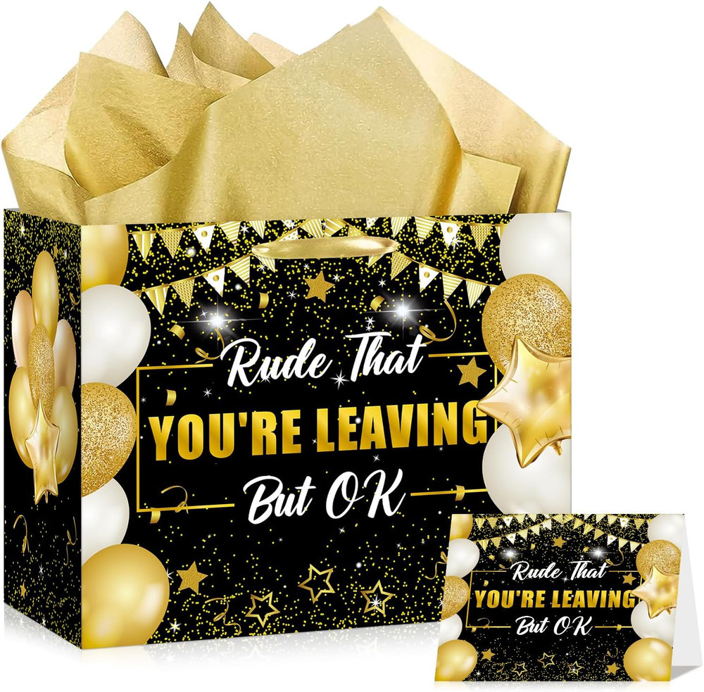 Farewell Going Away Party Decorations,Rude That You’Re Leaving but Ok&We Will Mi
