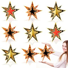 18 Pack Large Star Centerpieces 3D Movie Party Supplies Star Decorations Movi…