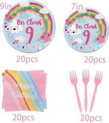 On Cloud 9 Birthday Party Decorations On Cloud 9 Birthday Party Supplies Ball…