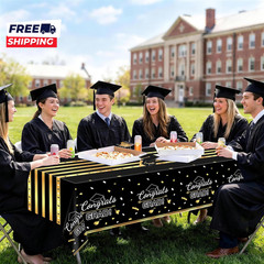 3 Pack Graduation Tablecloth Graduation Decorations Class of 2026 Graduation
