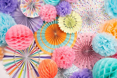 26Pc Deluxe Large Multicolor Party Decoration Set – Vibrant Tissue Paper Pom Pom